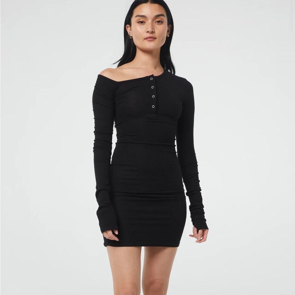 LINE BY K BLACK RORI DRESS NWT